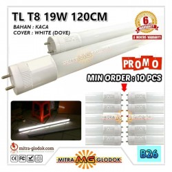 LED Neon Panjang TL T8 Tube 18W 120 cm | Cover Dove - Double E
